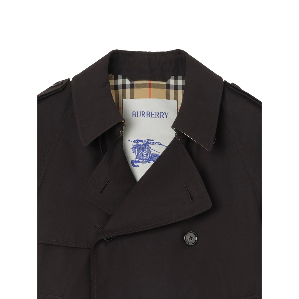 Burberry Black Coats - Trench Coats Men