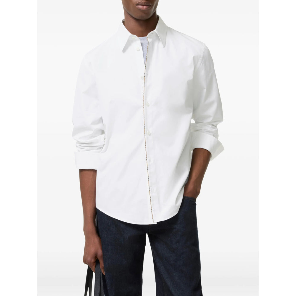 Burberry White Shirts Men