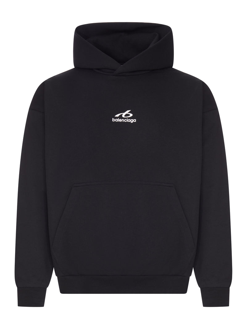 Balenciaga Men Bodies Sweatshirt In Black Dry Fleece