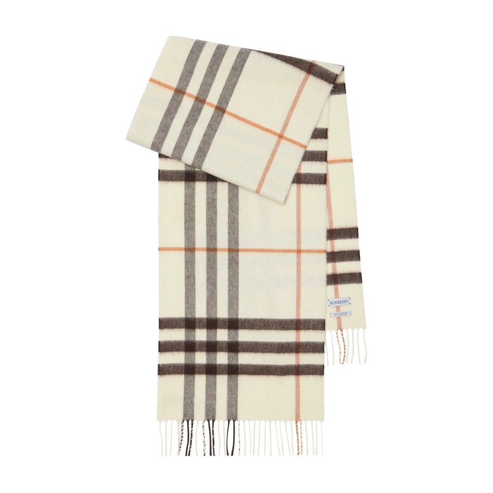 Burberry White Scarves Men