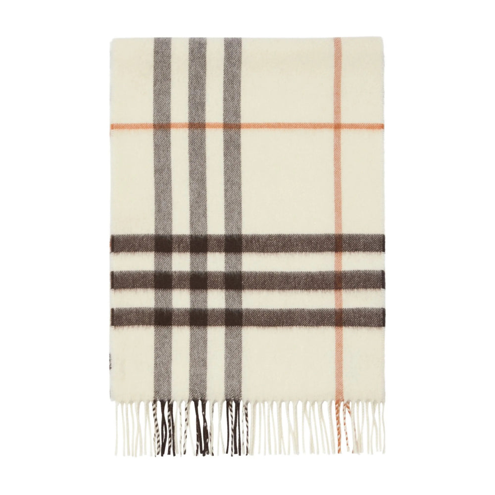 Burberry White Scarves Men