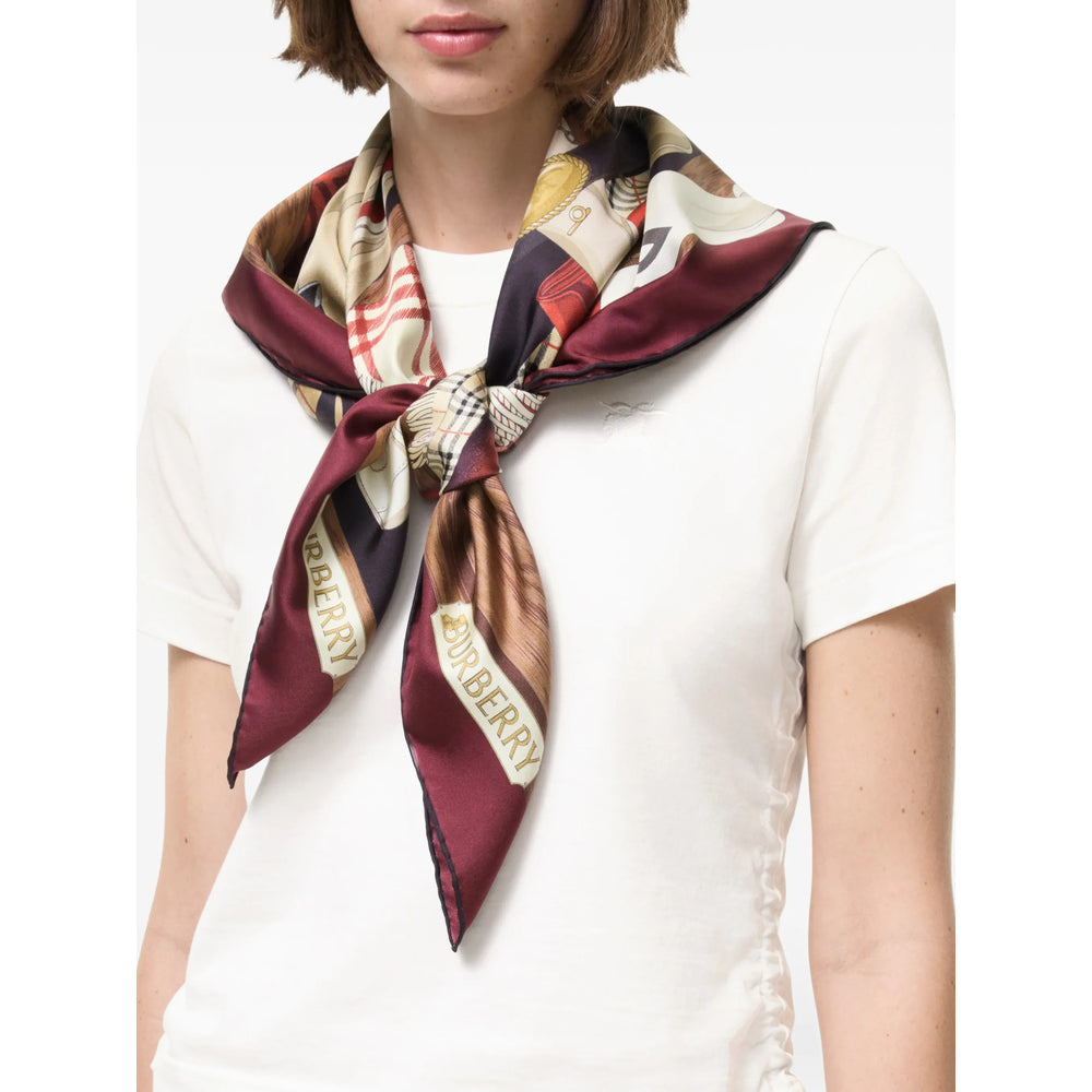 Burberry Red Scarves Men