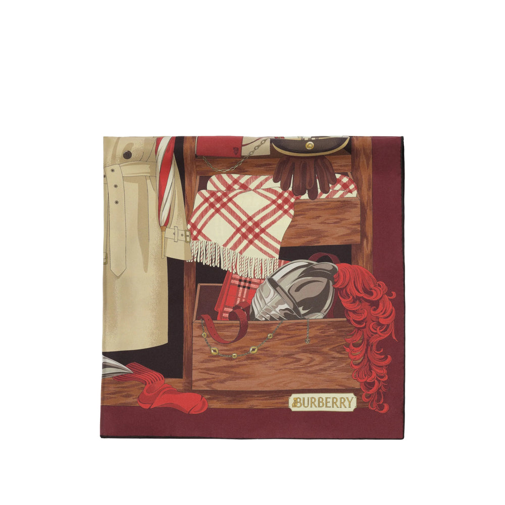 Burberry Red Scarves Men