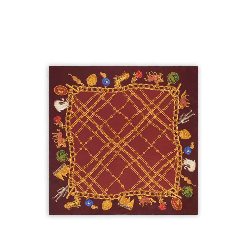 Burberry Red Scarves Men