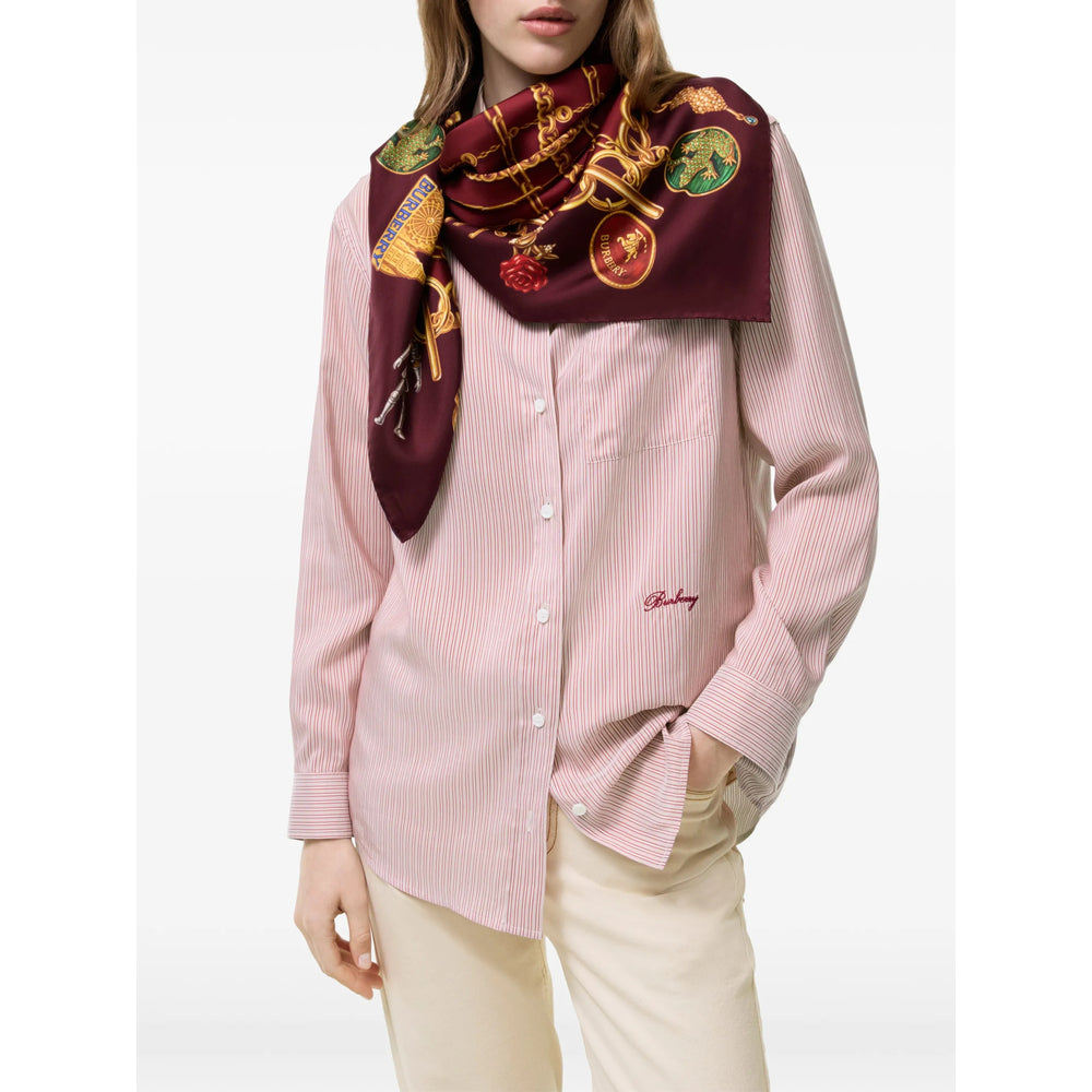 Burberry Red Scarves Men
