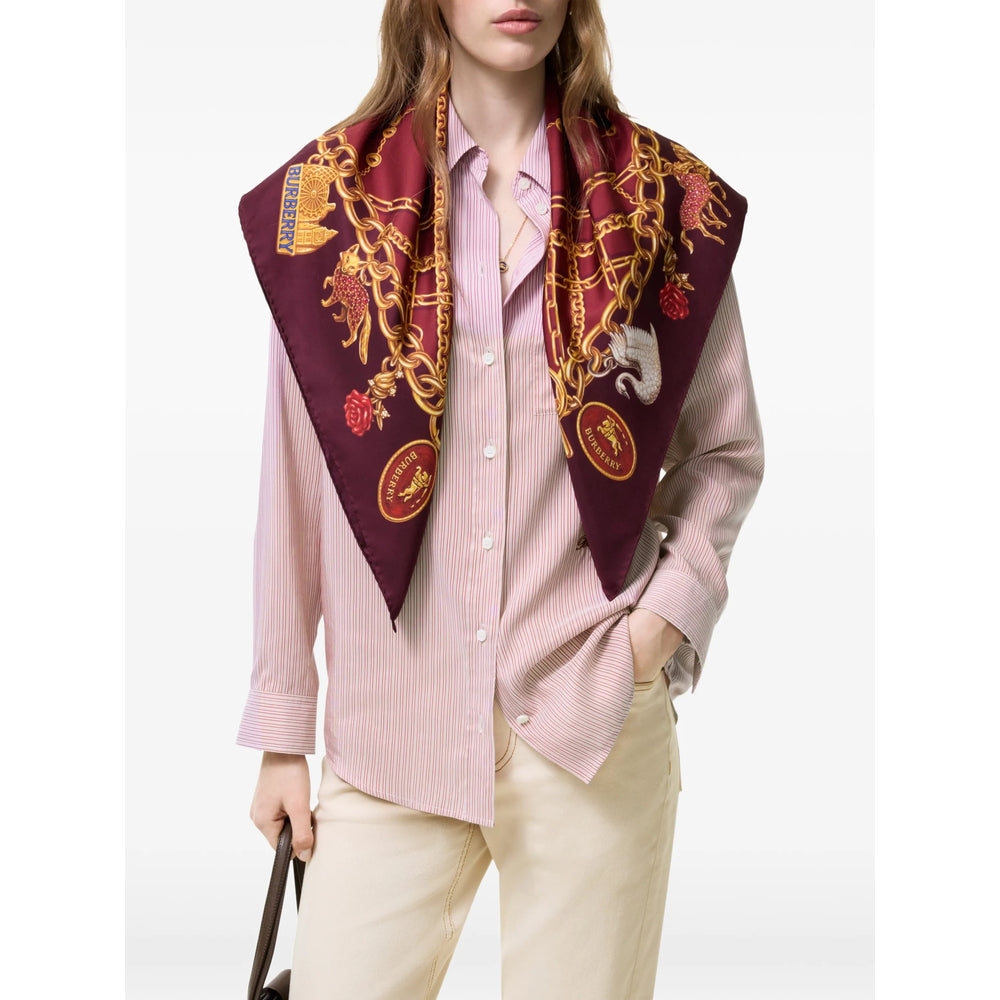Burberry Red Scarves Men