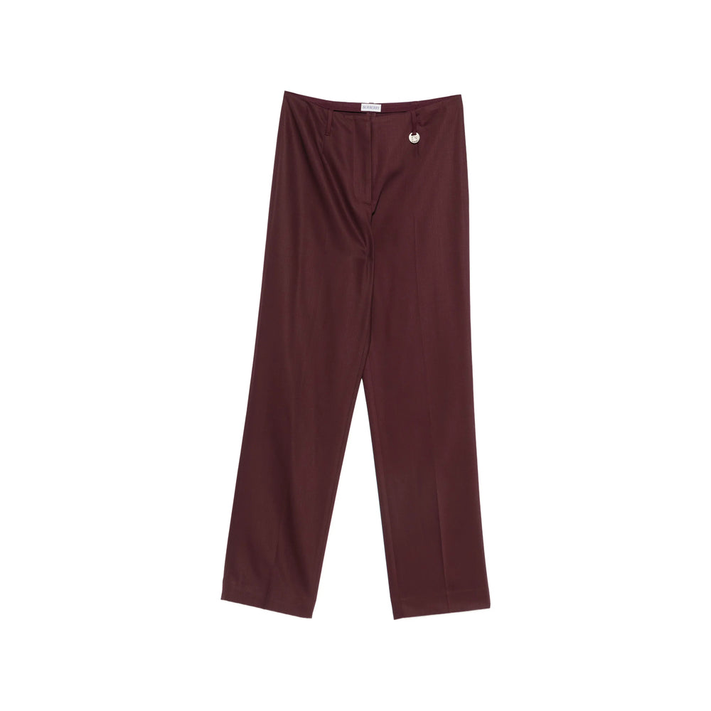 Burberry Red Trousers - Tailored Trousers Women