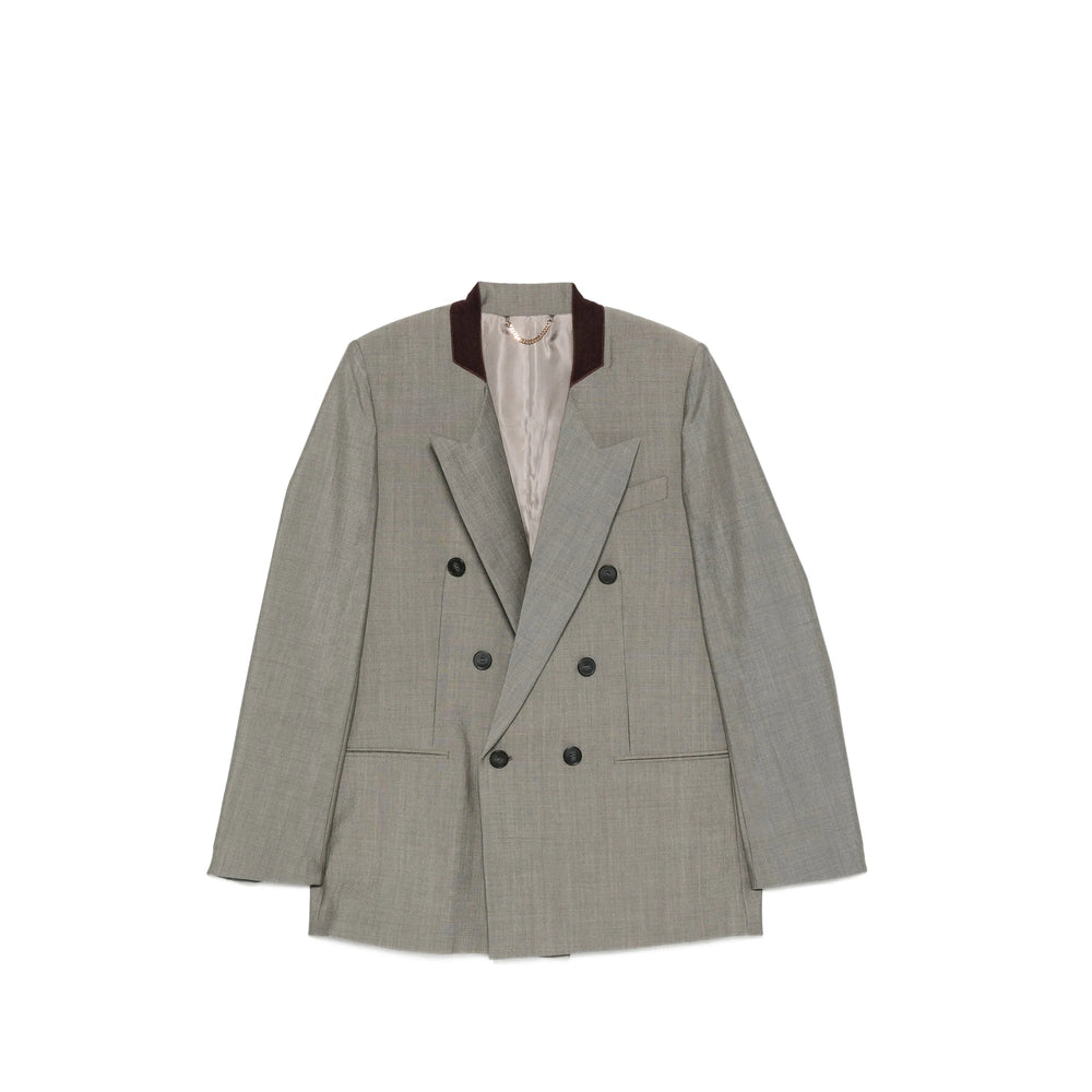 Victoria Beckham Grey Jackets - Blazers Women