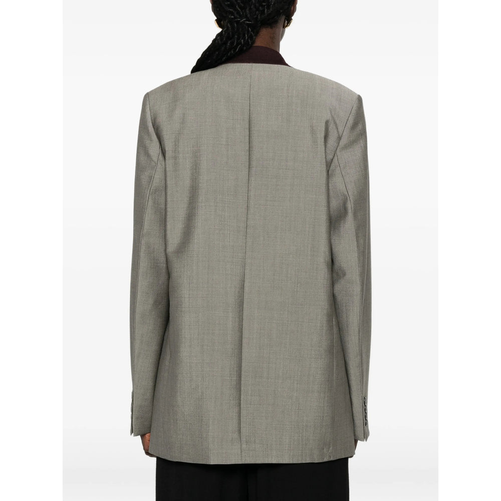 Victoria Beckham Grey Jackets - Blazers Women
