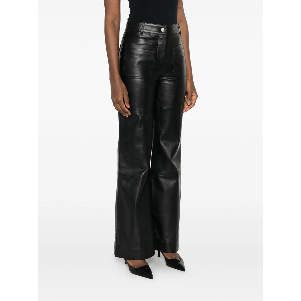 Victoria Beckham Black Trousers - Straight Trousers Women