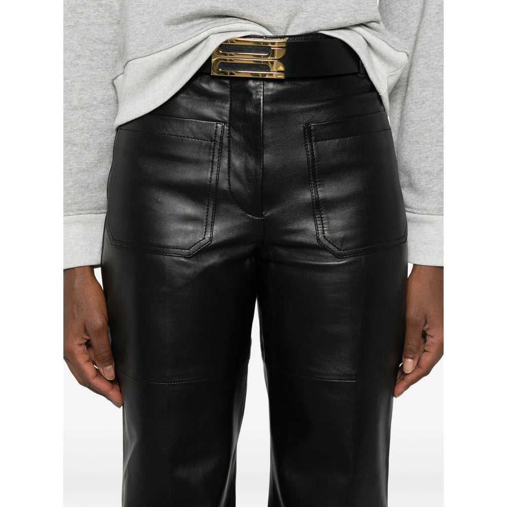 Victoria Beckham Black Trousers - Straight Trousers Women