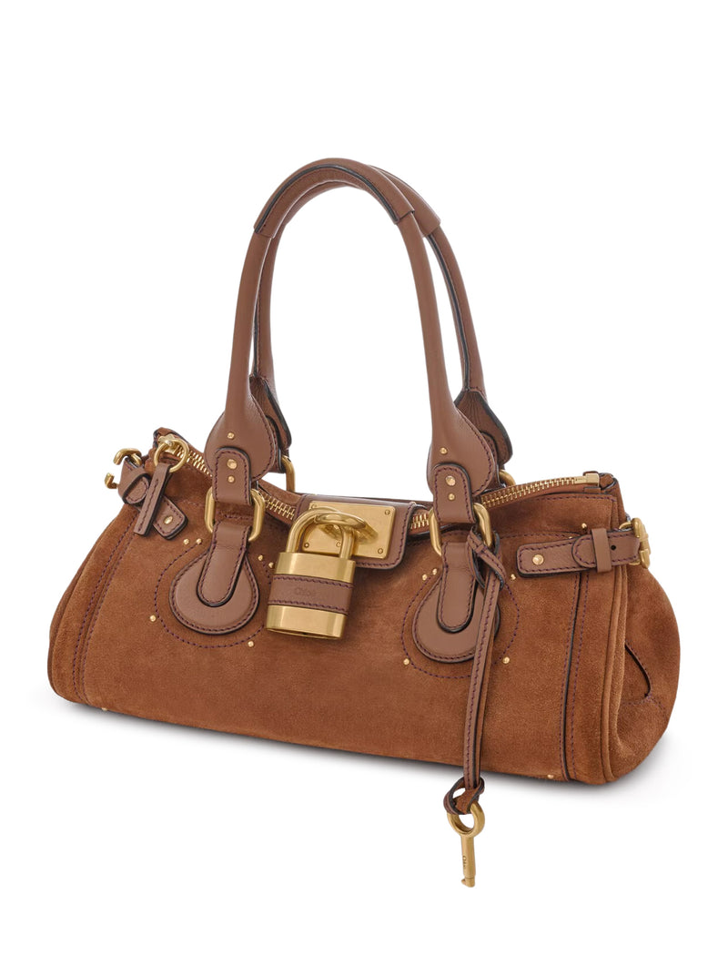 Chloe` Women Paddington Suede Bag