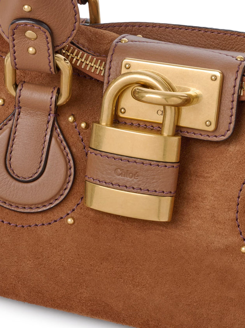Chloe` Women Paddington Suede Bag