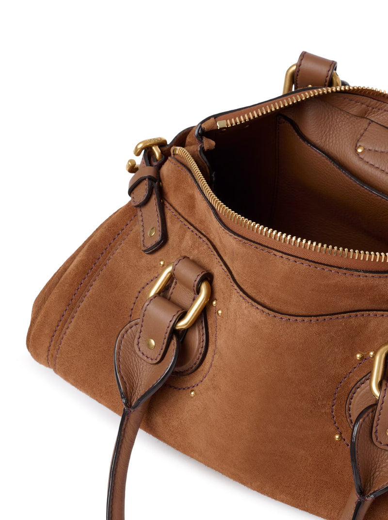Chloe` Women Paddington Suede Bag