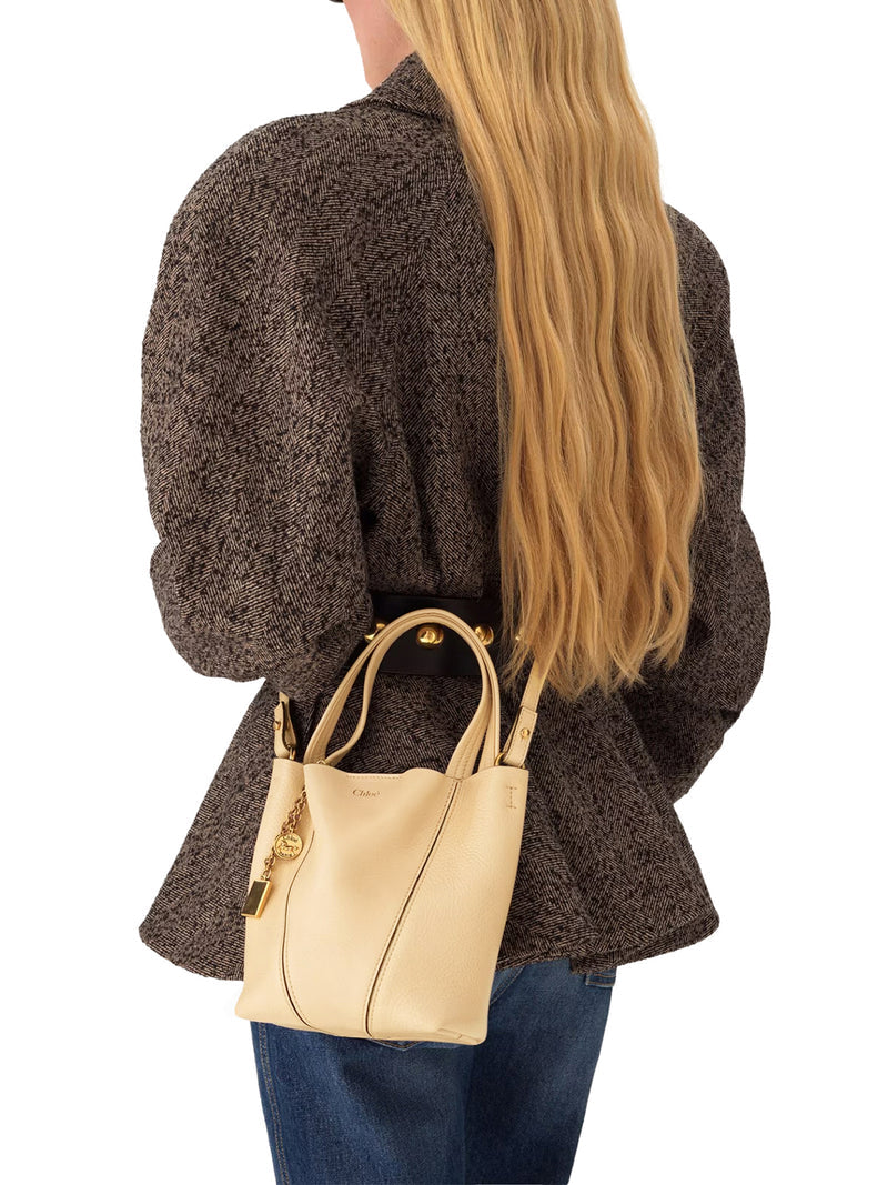 Chloe` Women Chloé Spin Small Tote Bag In Leather