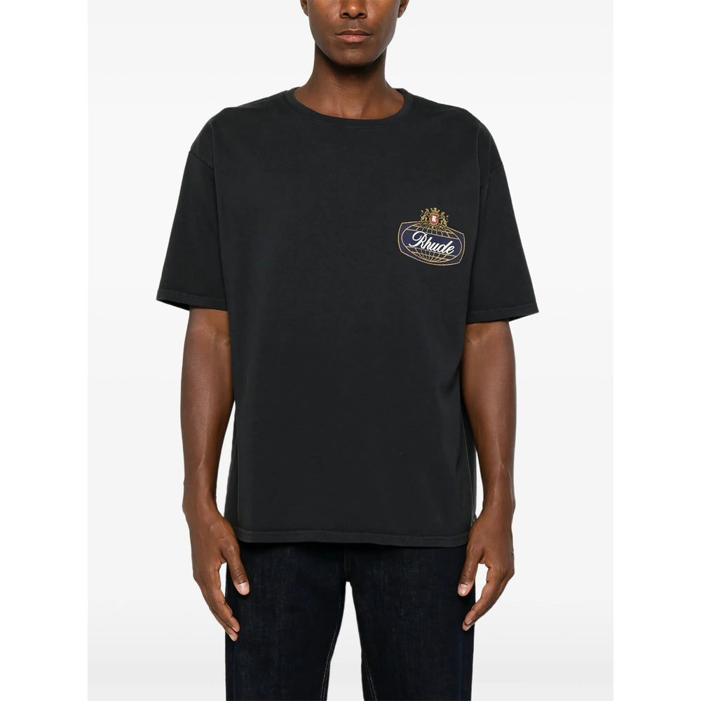 Rhude Black T-Shirts & Vests - T-Shirts Men