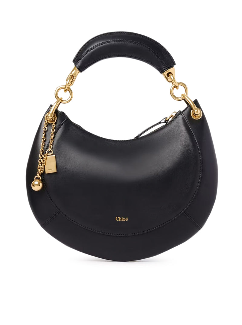 Chloe` Women Small Chloé Banana Zipped Hobo In Soft Leather