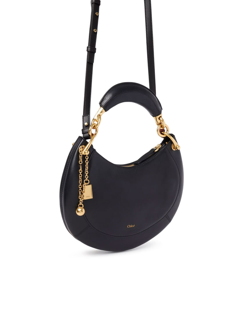 Chloe` Women Small Chloé Banana Zipped Hobo In Soft Leather