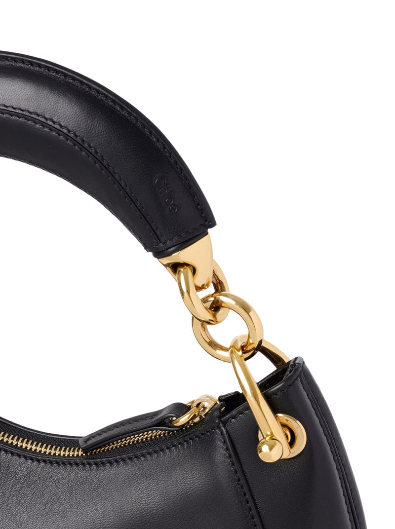Chloe` Women Small Chloé Banana Zipped Hobo In Soft Leather