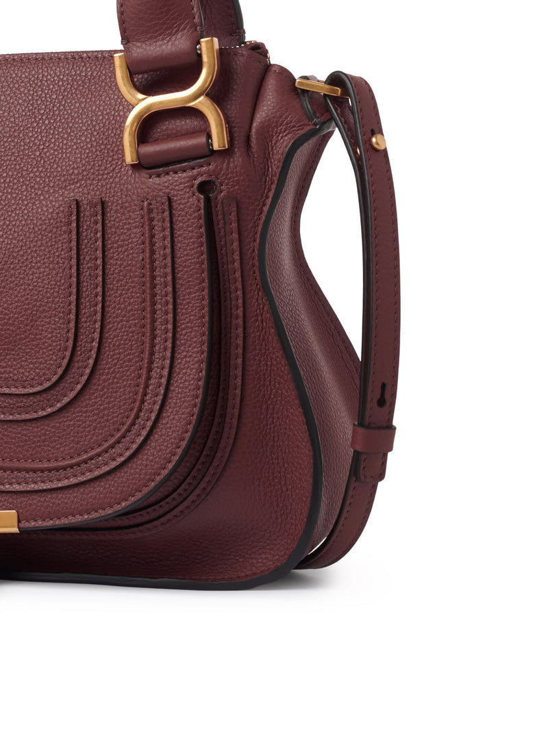 Chloe` Women Small Mercie Bag In Granate Leather