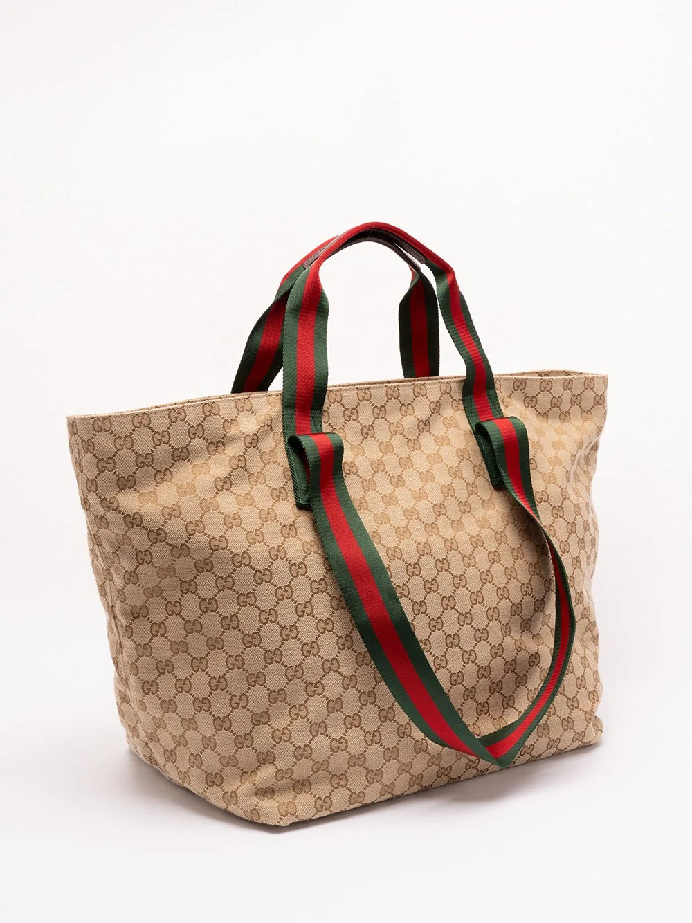 Gucci Men `Gg` Canvas Tote Bag