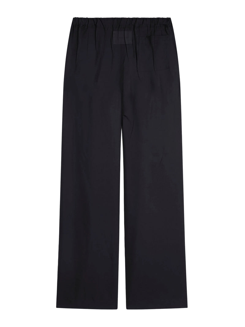 Phoebe Philo Women Silk Drawstring Trousers