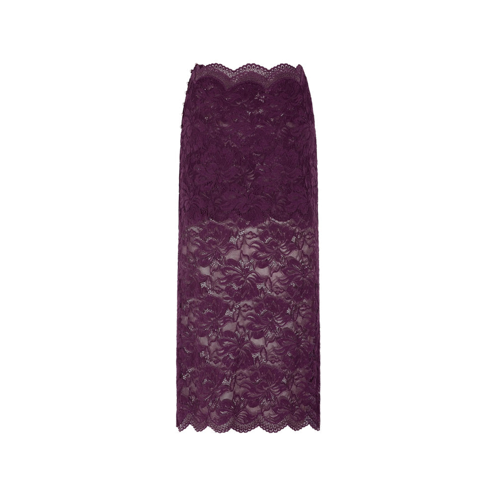 Rabanne Purple Skirts - Straight Skirts Women