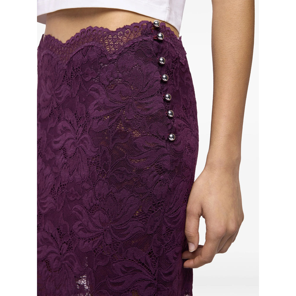 Rabanne Purple Skirts - Straight Skirts Women