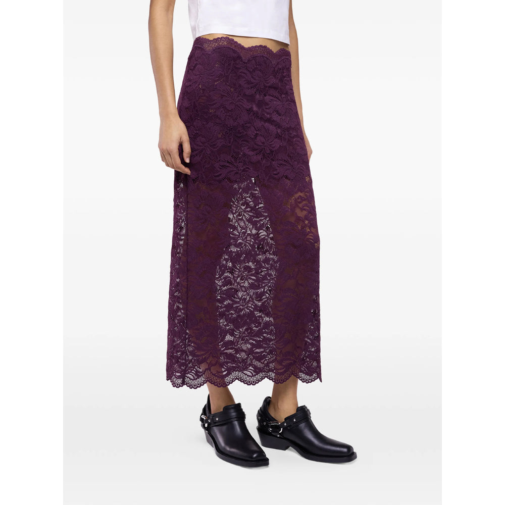 Rabanne Purple Skirts - Straight Skirts Women