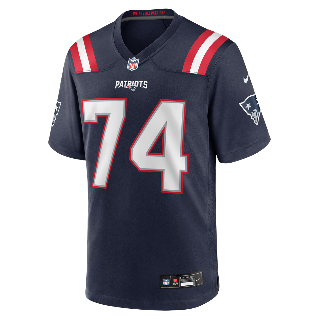 New England Patriots Royce Newman Navy Team Game Jersey