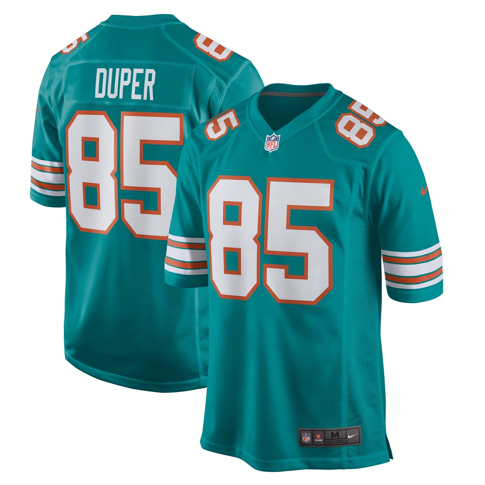 Miami Dolphins Mark Duper Aqua Retired Player Jersey