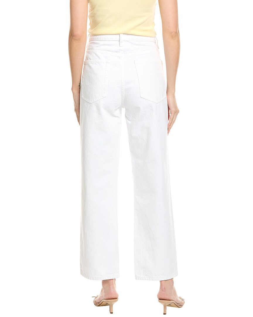 FRAME Denim The Slouchy White Straight Jean
