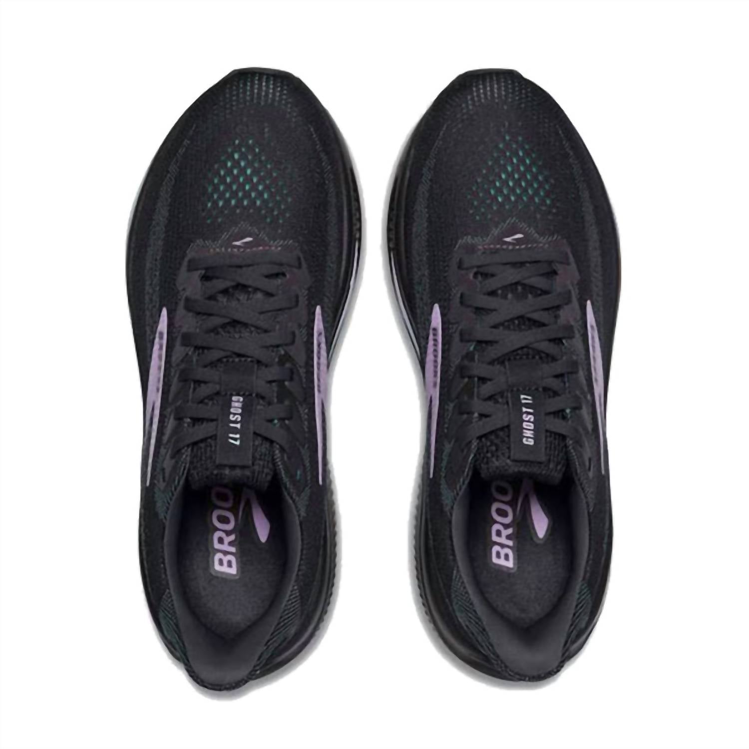 Women's Ghost 17 Shoe In Grey/clearwater/purple