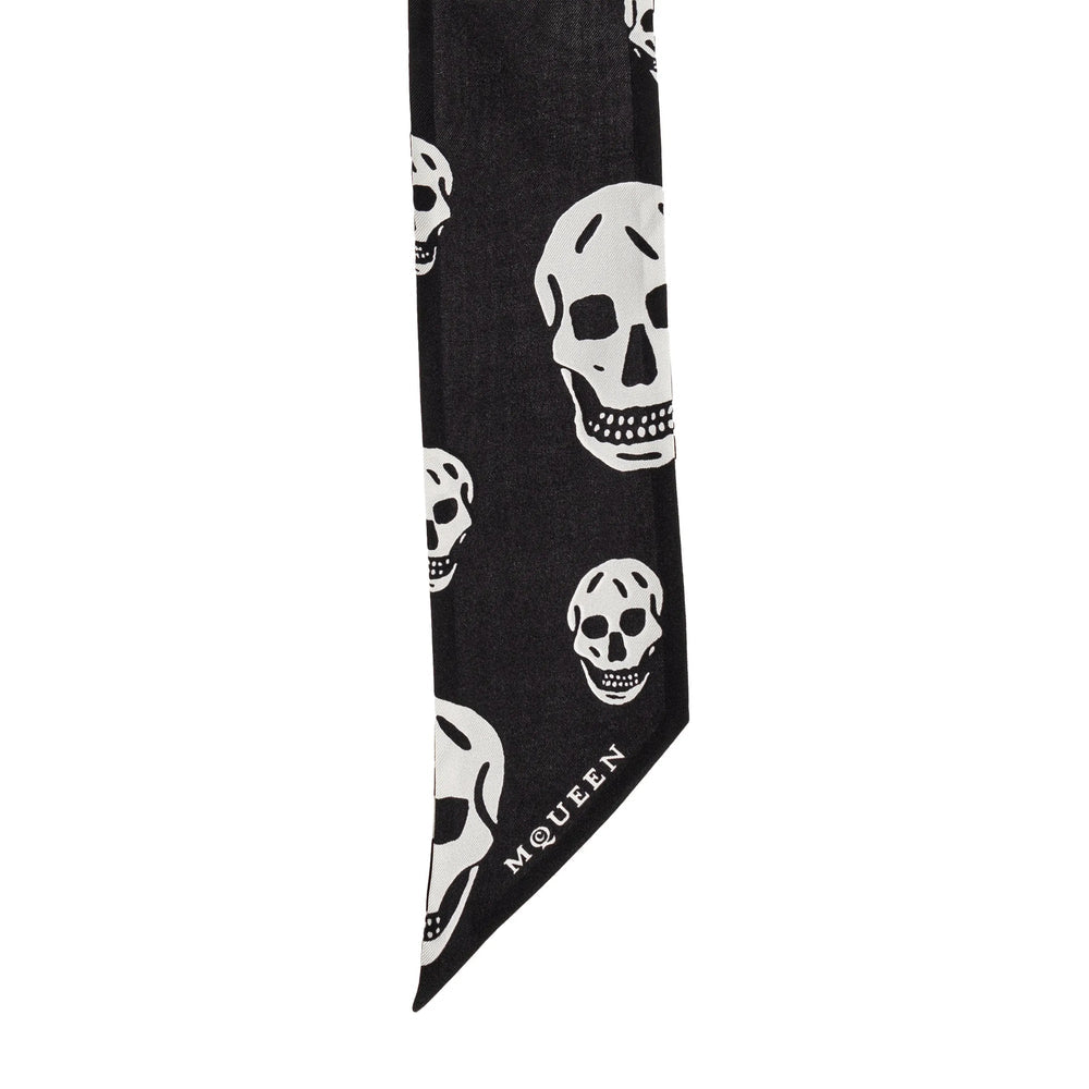 Alexander Mcqueen Black Scarves Men