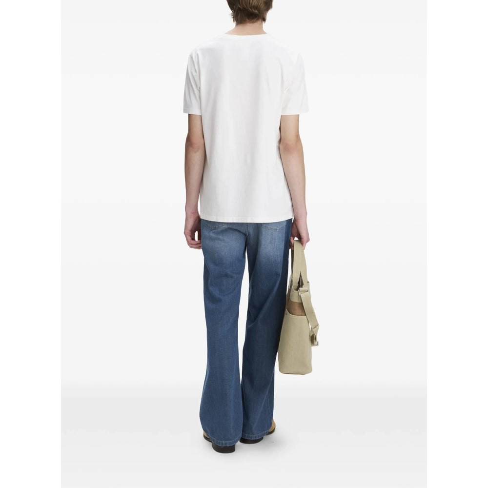 A.P.C. Neutrals T-Shirts & Vests - T-Shirts Men