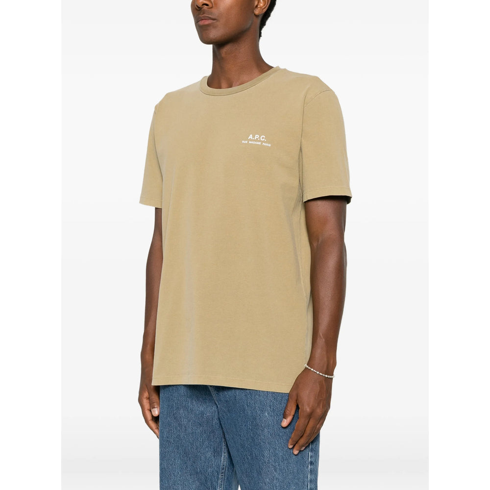 A.P.C. Neutrals T-Shirts & Vests - T-Shirts Men