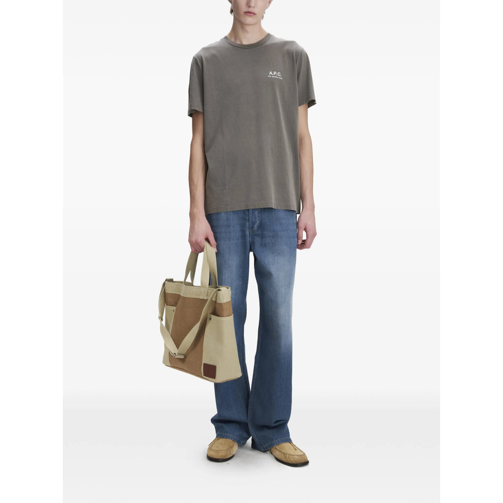 A.P.C. Grey T-Shirts & Vests - T-Shirts Men