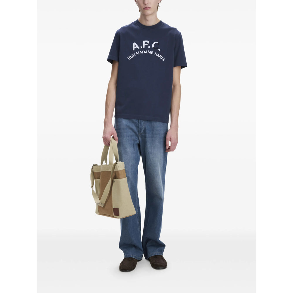 A.P.C. Blue T-Shirts & Vests - T-Shirts Men