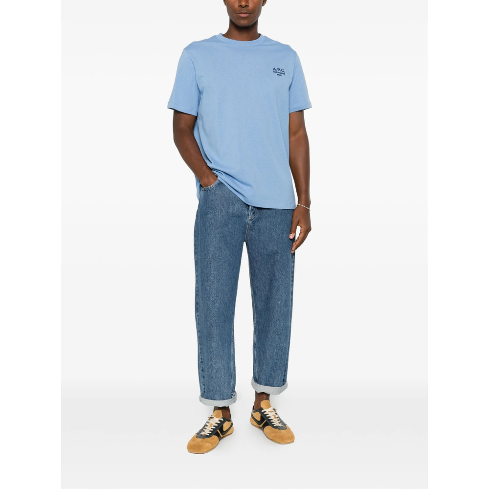 A.P.C. Blue T-Shirts & Vests - T-Shirts Men