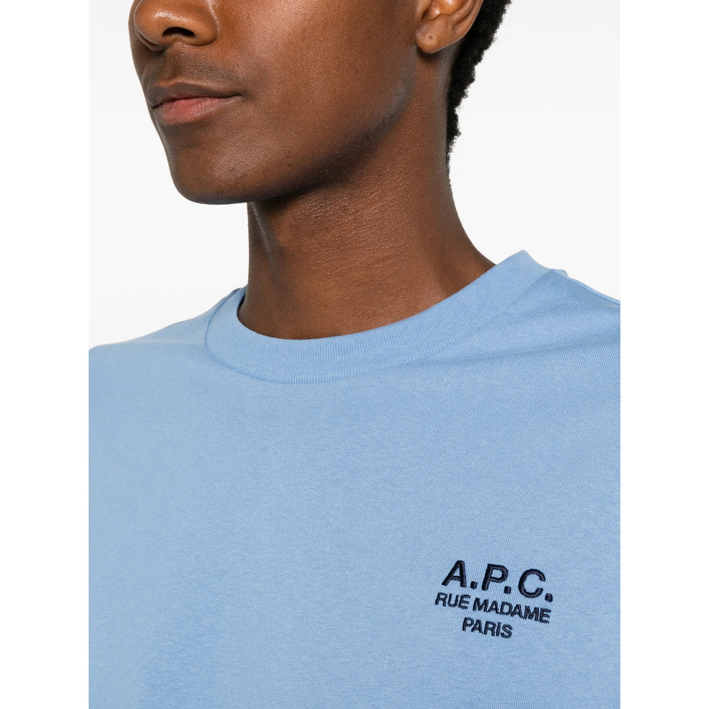 A.P.C. Blue T-Shirts & Vests - T-Shirts Men