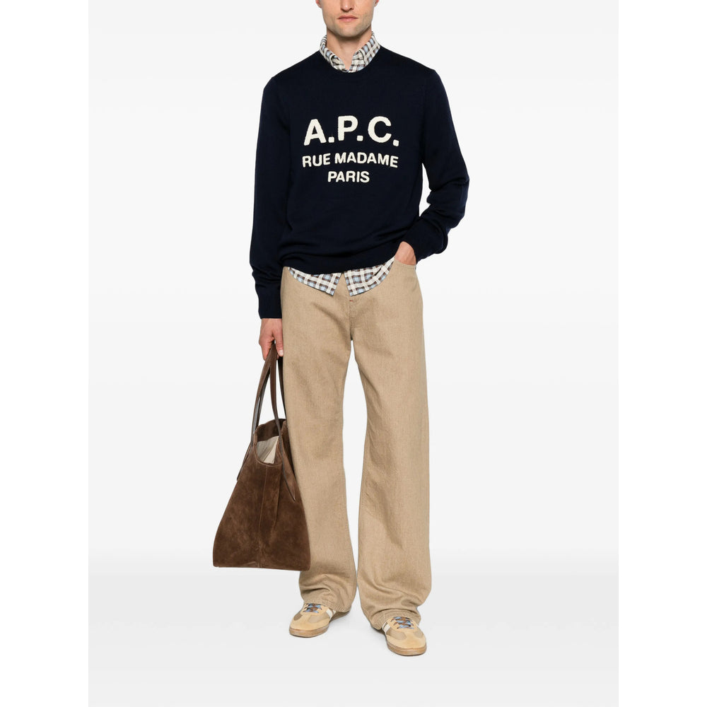 A.P.C. Blue Sweaters & Knitwear - Jumpers Men