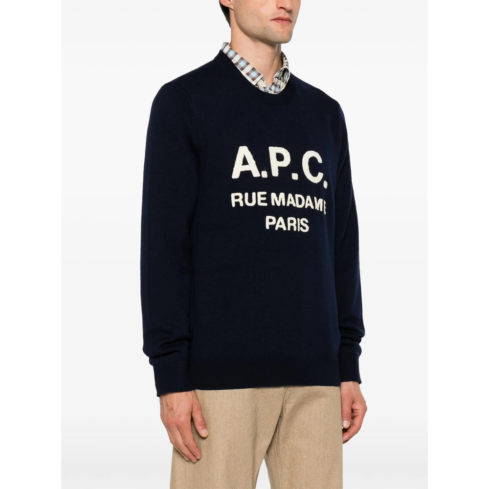 A.P.C. Blue Sweaters & Knitwear - Jumpers Men