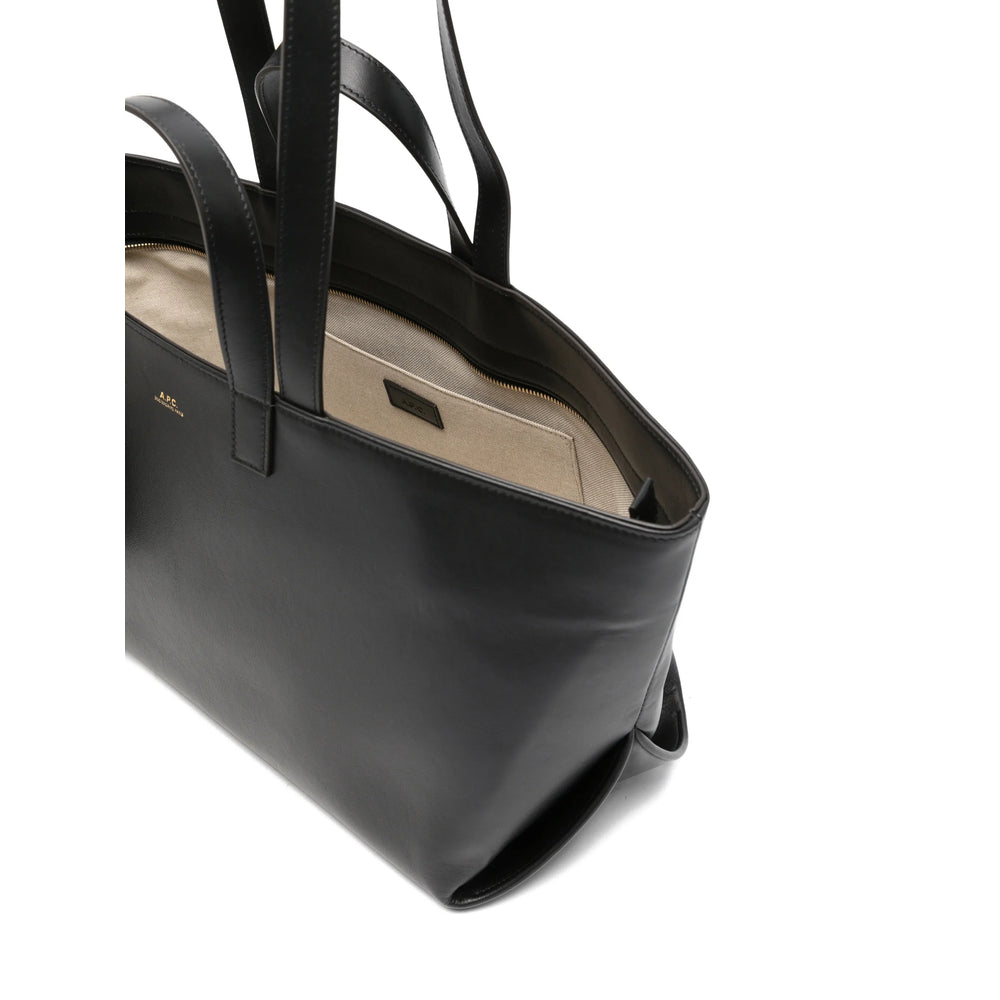 A.P.C. Black Tote Bags Women