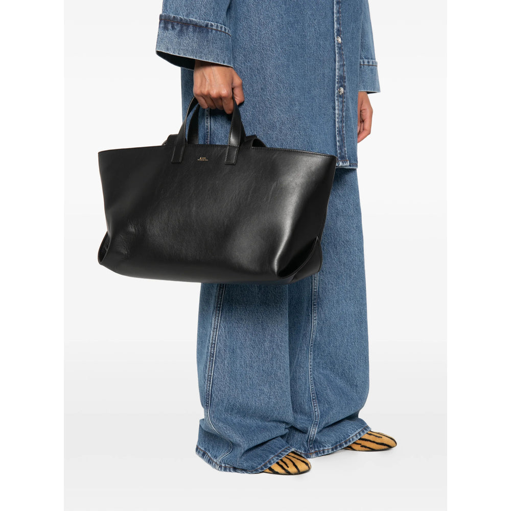 A.P.C. Black Tote Bags Women