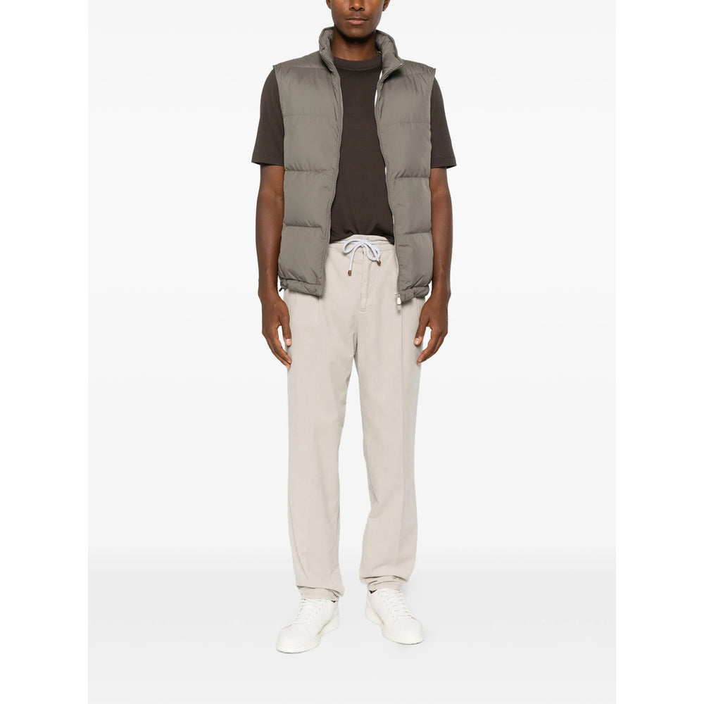 Brunello Cucinelli Green Jackets - Waistcoats & Gilets Men