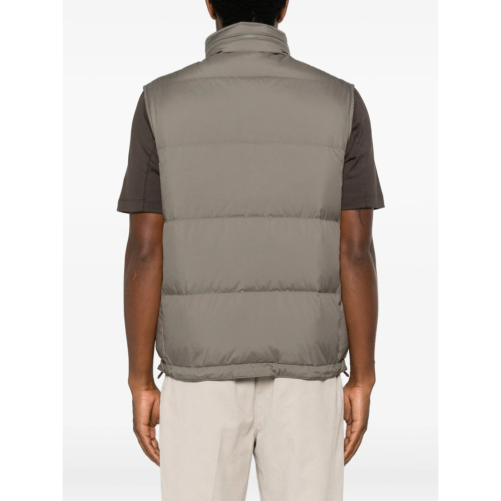 Brunello Cucinelli Green Jackets - Waistcoats & Gilets Men
