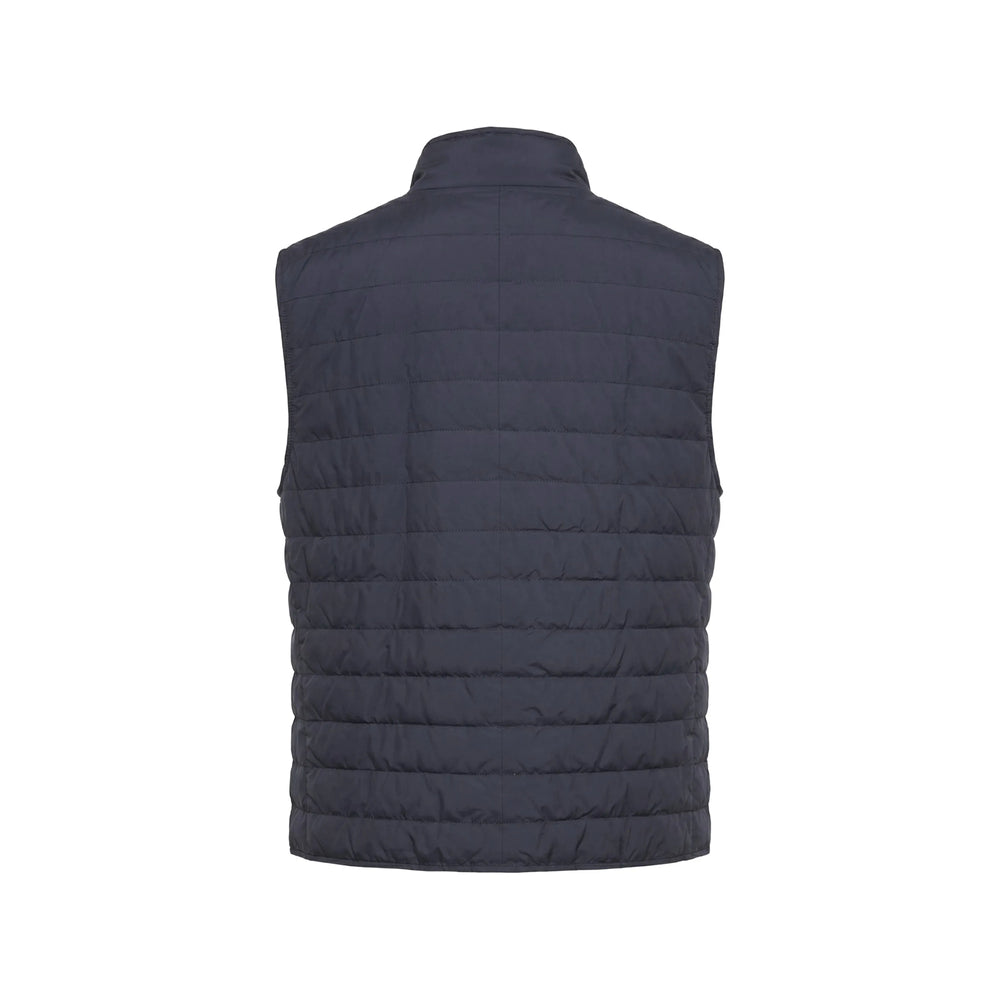 Brunello Cucinelli Blue Jackets - Waistcoats & Gilets Men