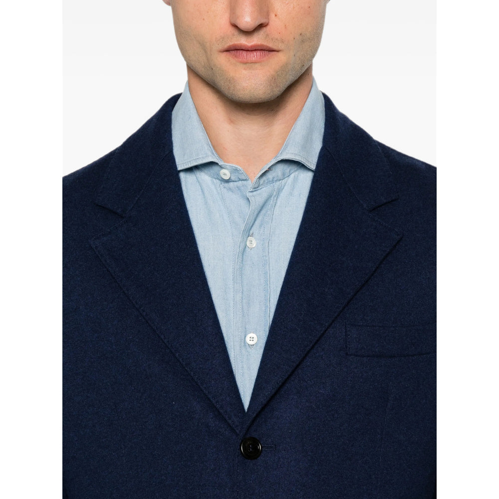 Brunello Cucinelli Blue Jackets - Blazers Men