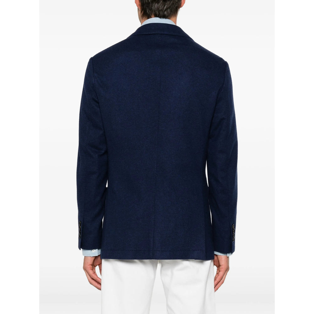 Brunello Cucinelli Blue Jackets - Blazers Men
