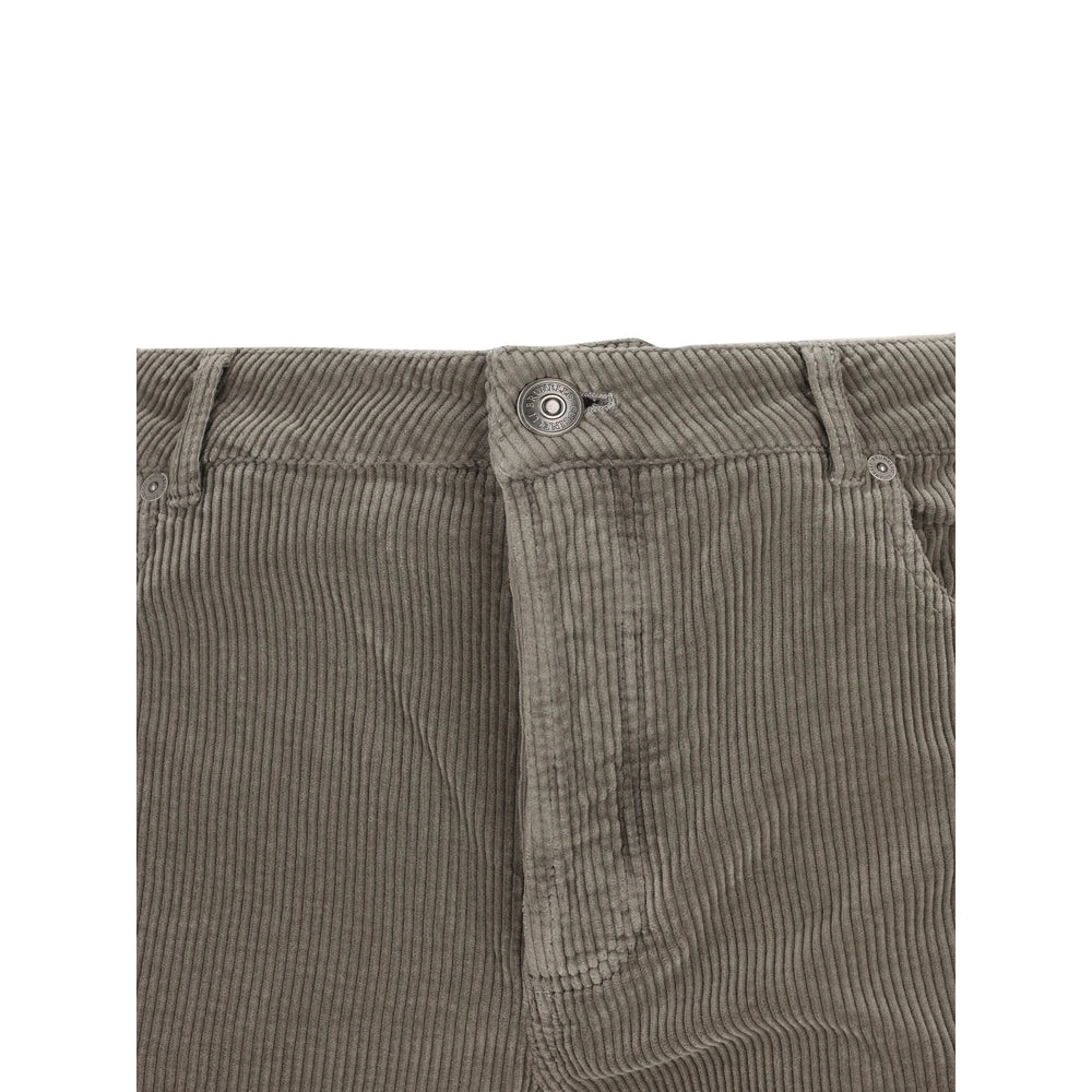 Brunello Cucinelli Grey Trousers - Regular & Straight-Leg Trousers Men
